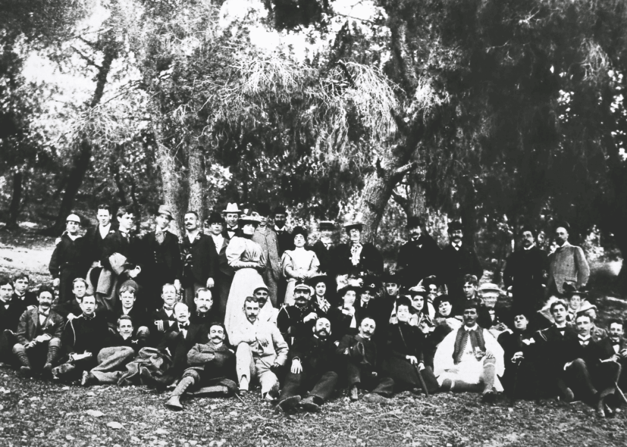 Portrait of a winner's picnic