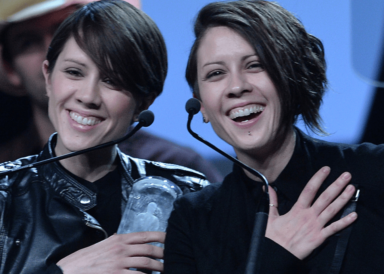 Tegan and Sara: Juno Award winners Tegan and Sara accept 2014 Juno Award for Pop Album of the Year.