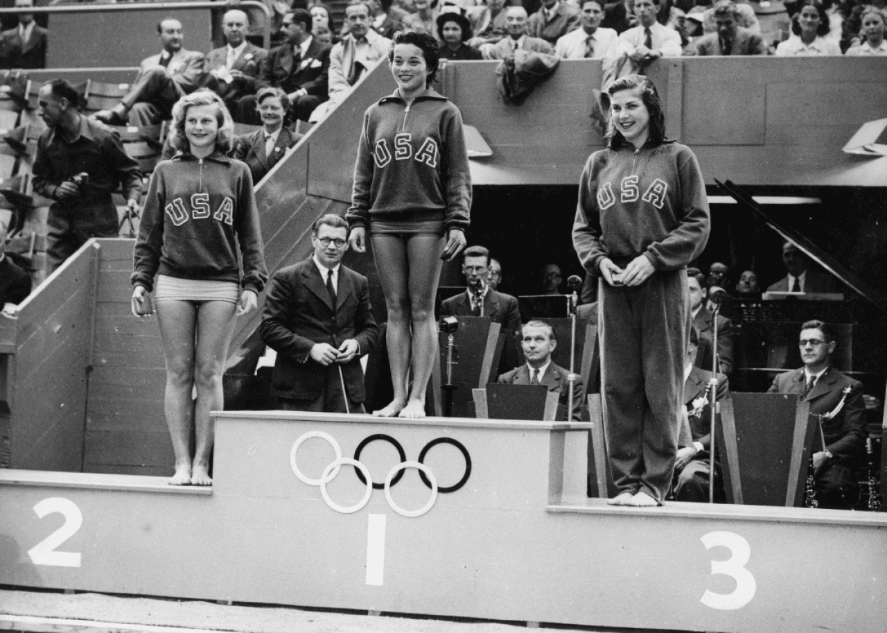 1948: Victoria Manalo Draves, swimming