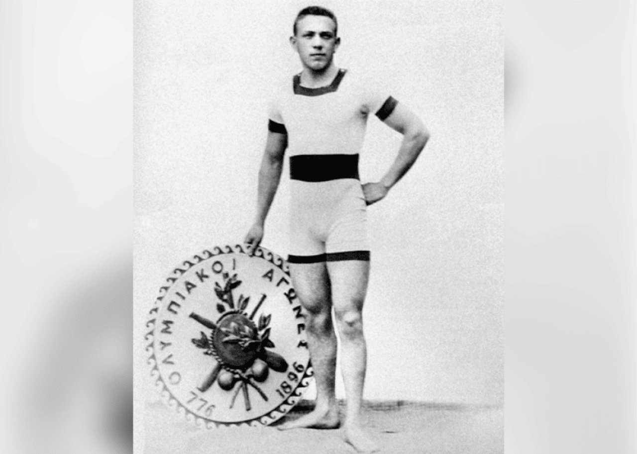 Swimming champion Alfréd Hajós
