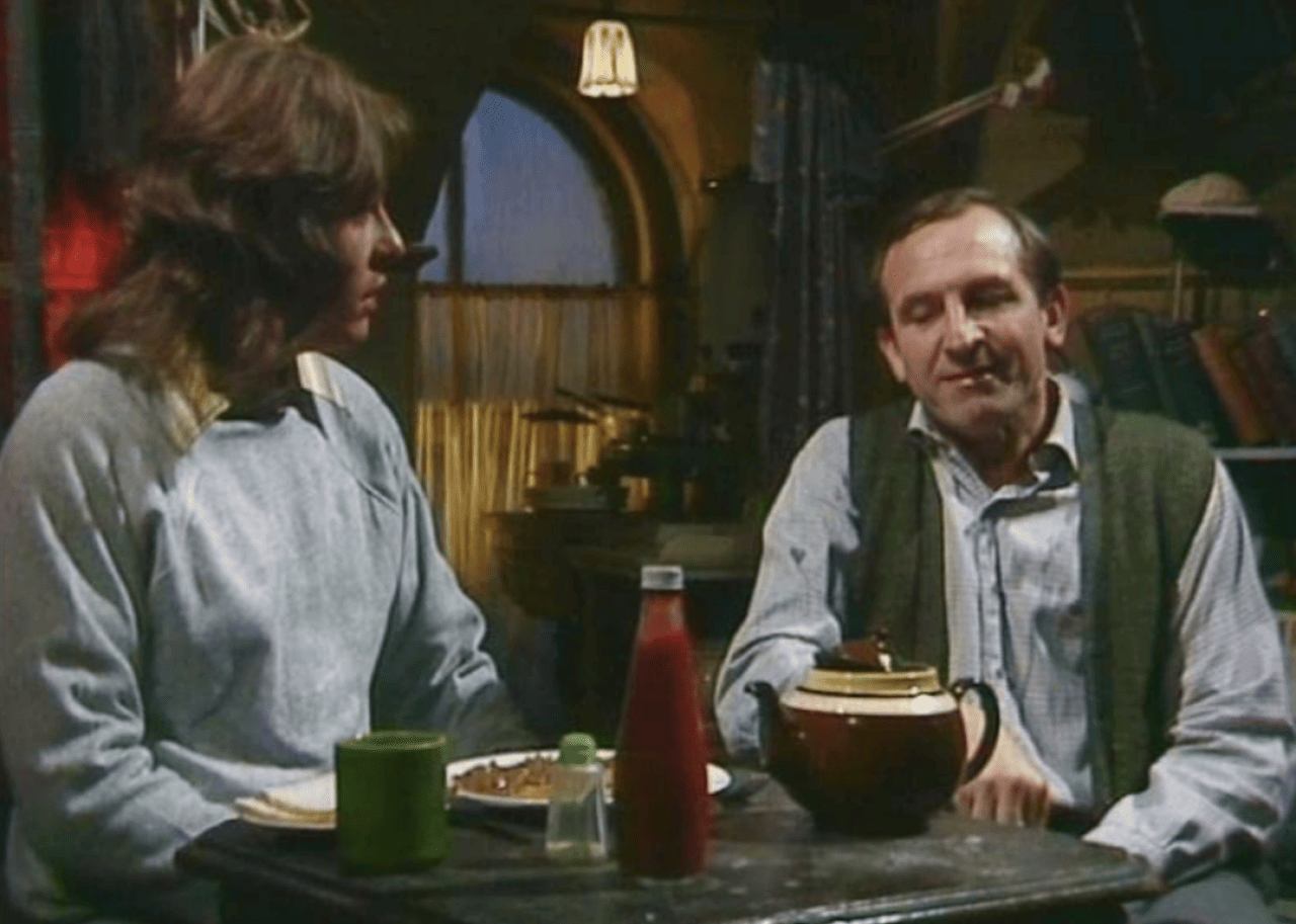 Still from the sitcom Rising Damp