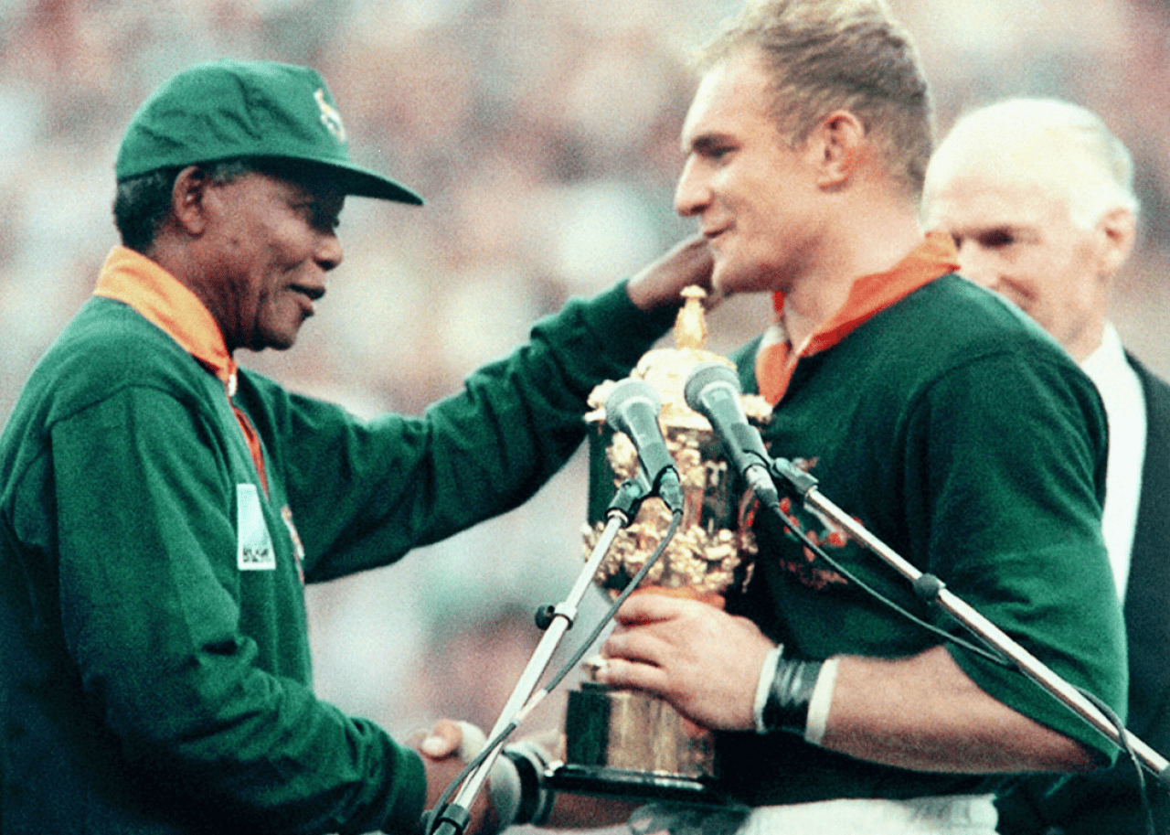 Nelson Mandela taps rugby diplomacy