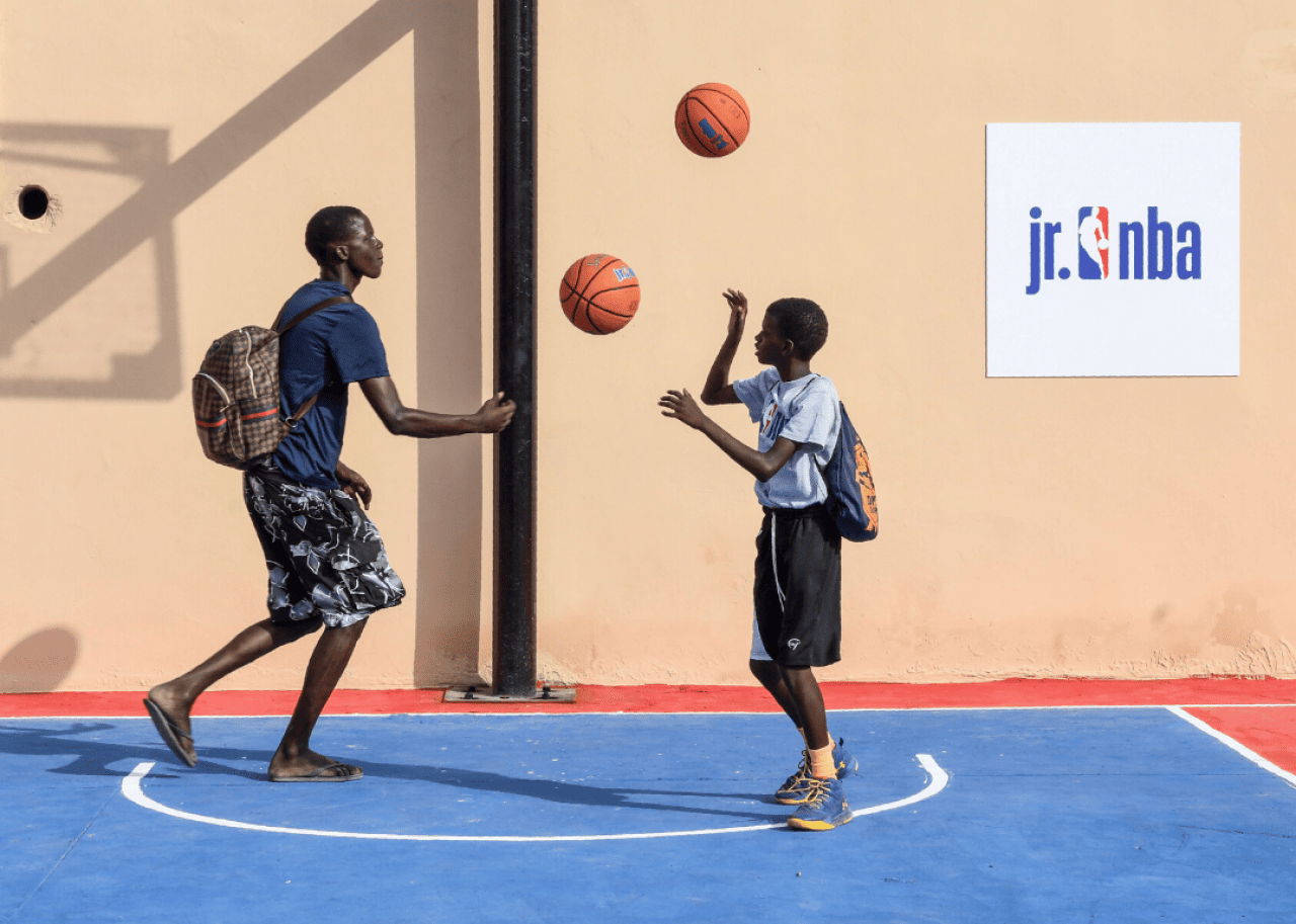 Basketball Without Borders uses hoops to brighten kids' lives