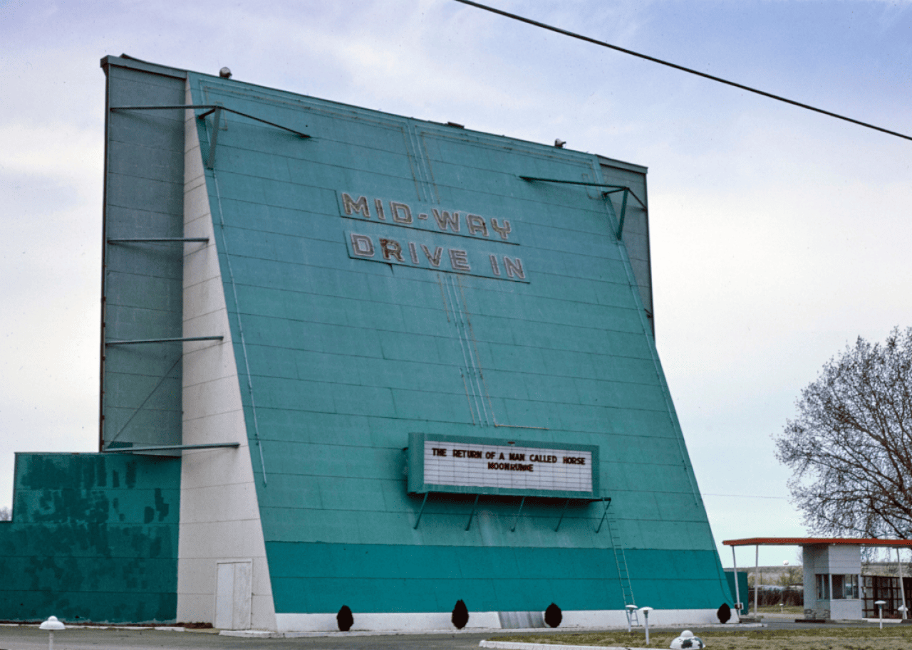 Vintage Mid-Way Drive-In in Junction City.