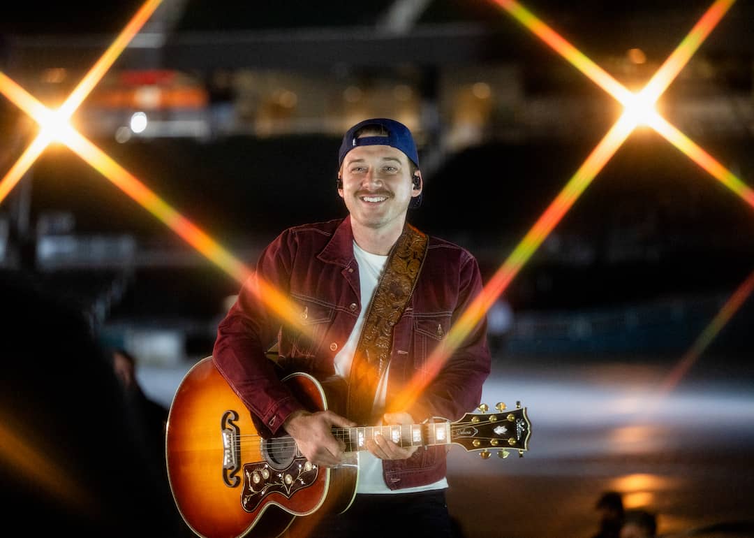 Morgan Wallen performs at the 2023 Billboard Music Awards in Atlanta, Georgia.
