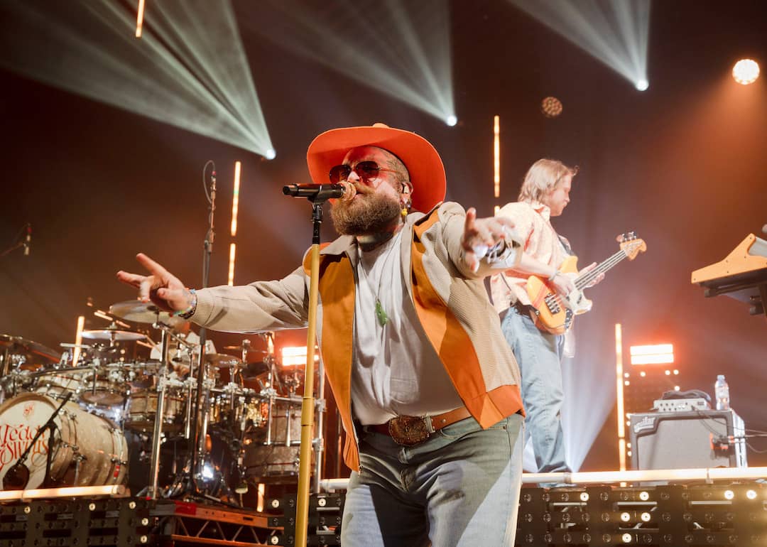 Singer Teddy Swims performs live on stage during a concert at the Tempodrom on May 8, 2024 in Berlin, Germany.