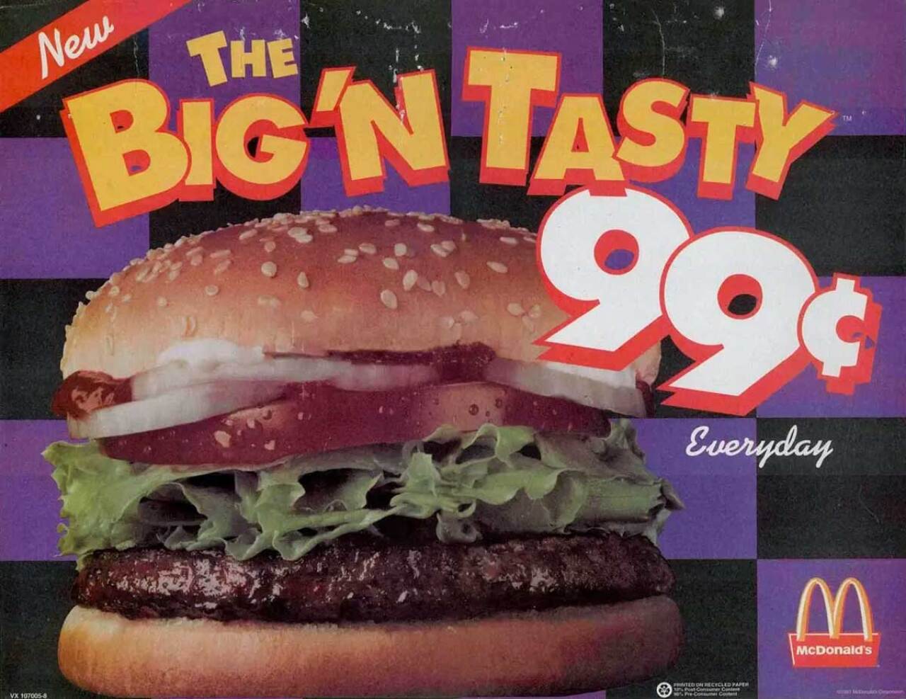 Advertisement for the Big'N Tasty