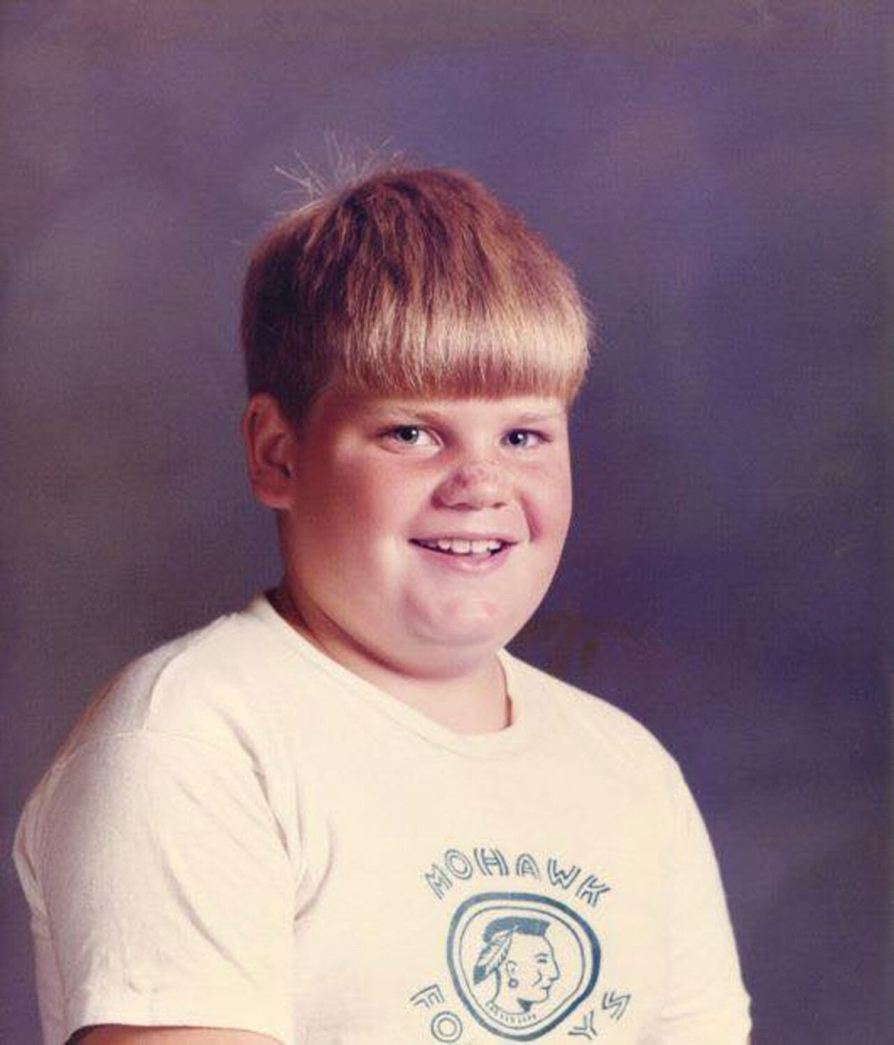 Chris Farley is a school photo