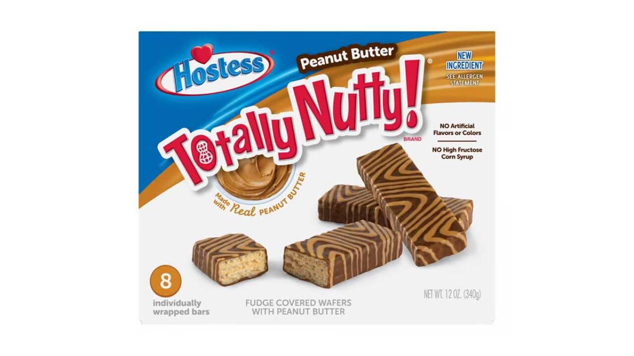 Packaging for Hostess Totally Nutty!