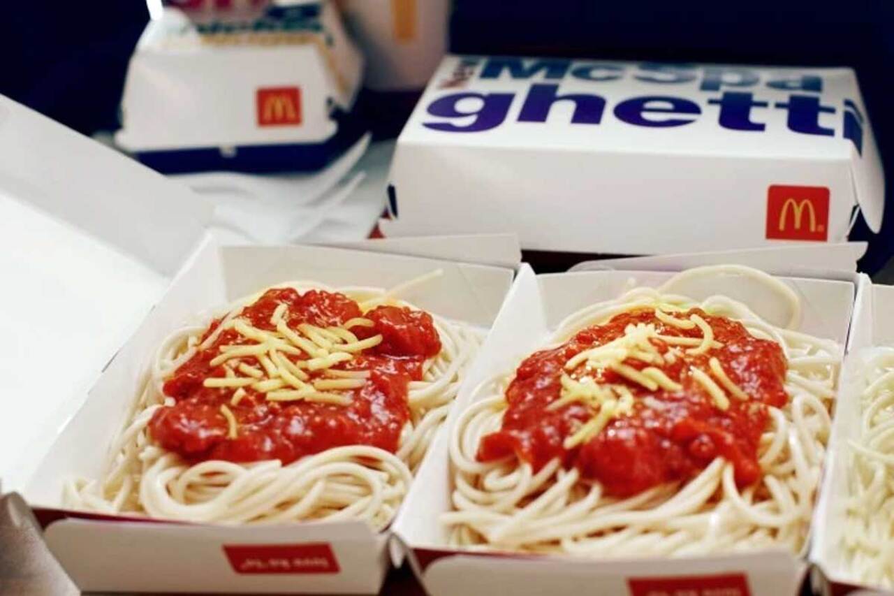 McSpaghetti at a McDonald's restaurant
