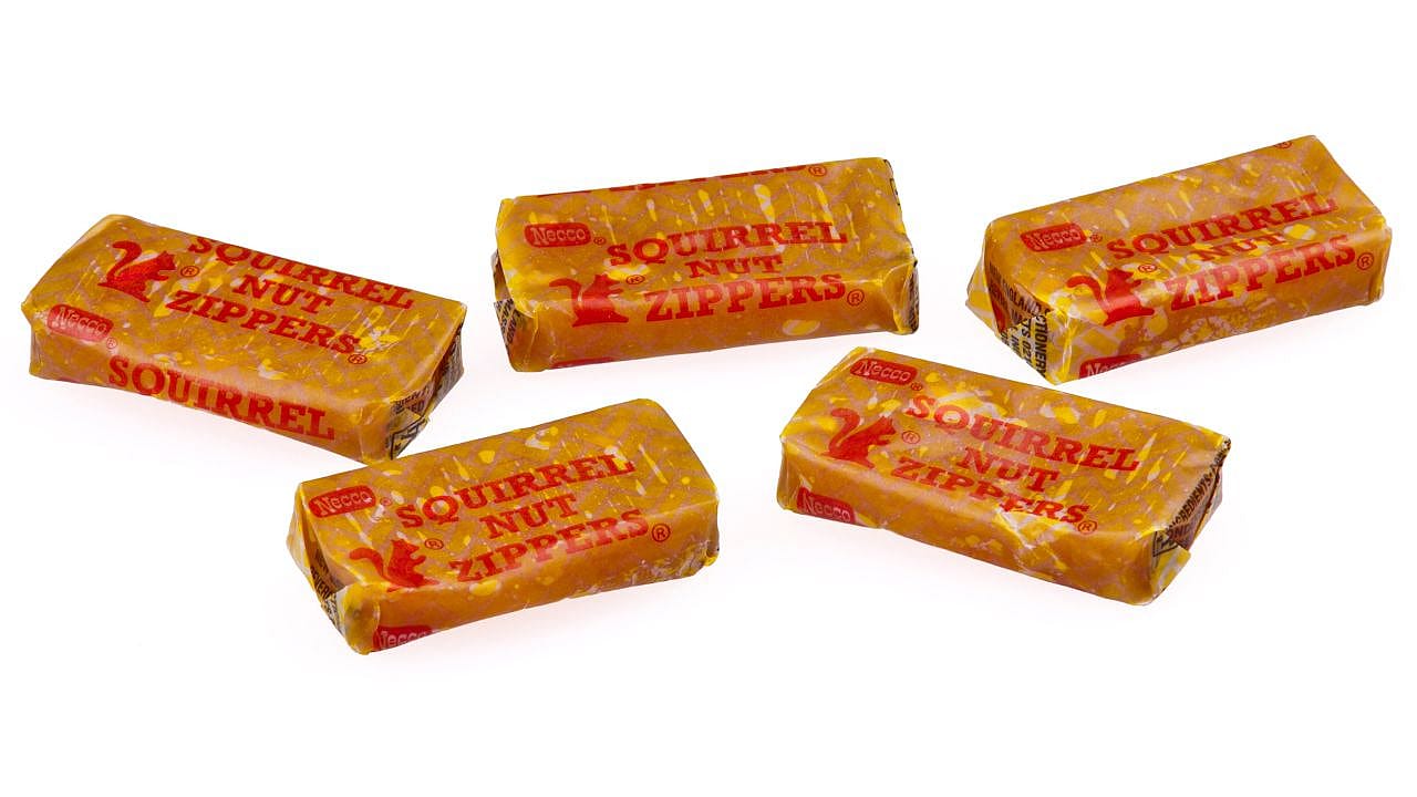 A classic sticky and sweet treat: Squirrel Nut Zippers.