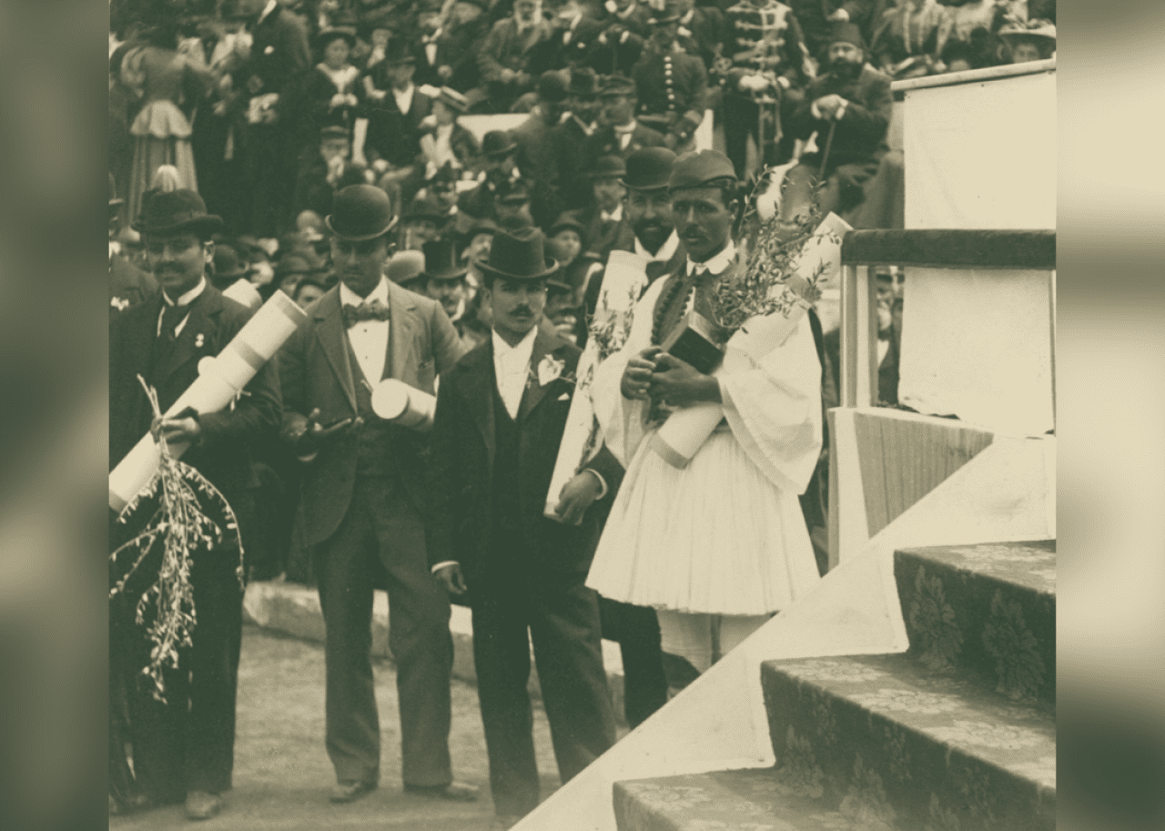 Greece’s Spyro Louis becomes a national hero