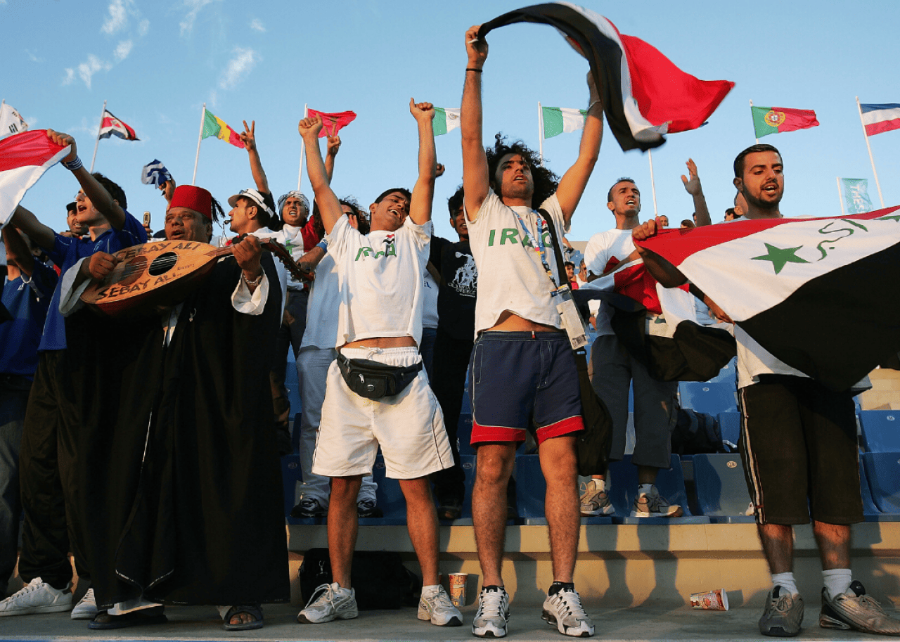 Iraqi soccer team becomes the feel-good symbol of Athens Olympics