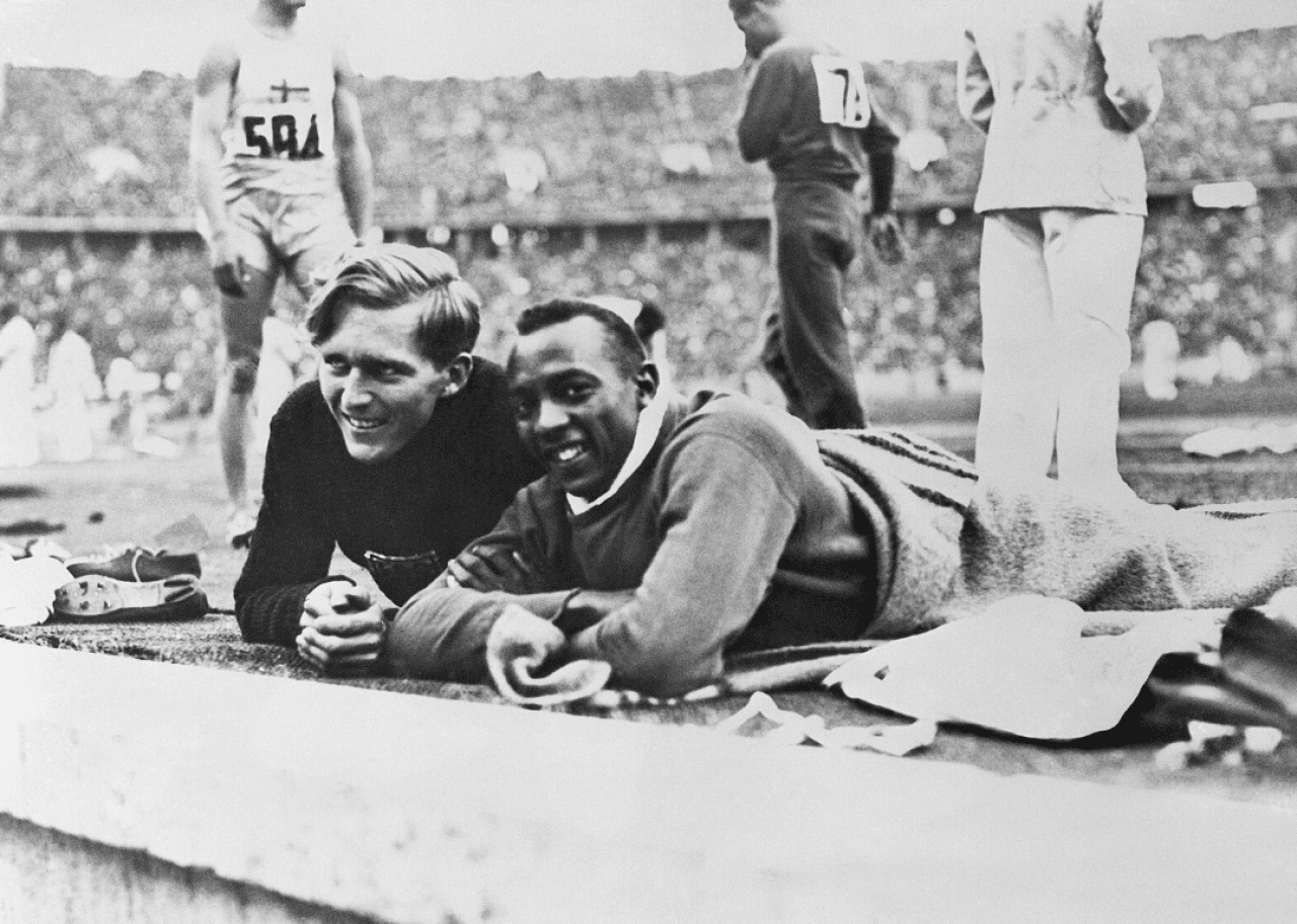 Luz Long and Jesse Owens defy Nazi sentiments