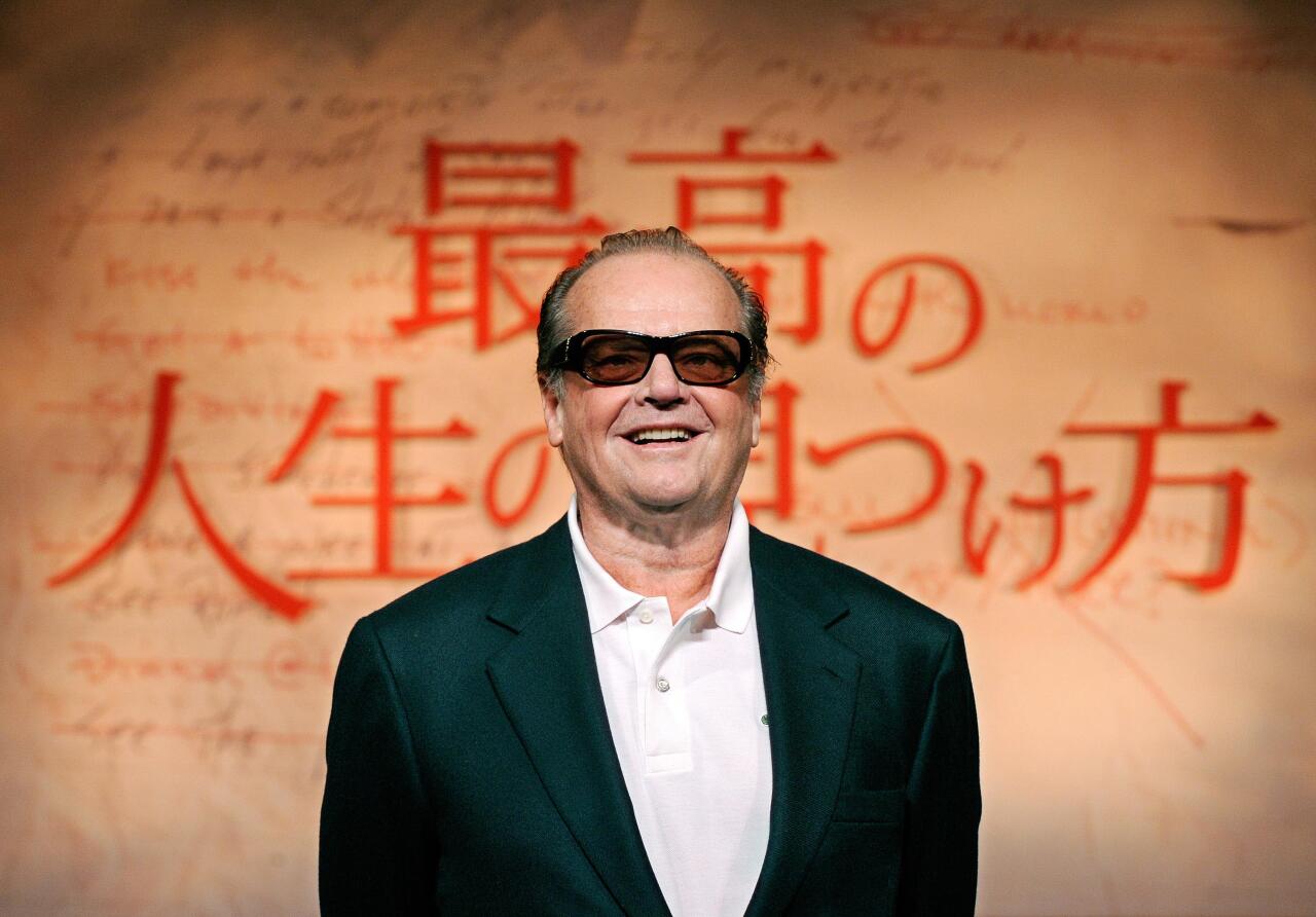 Jack Nicholson attends event.