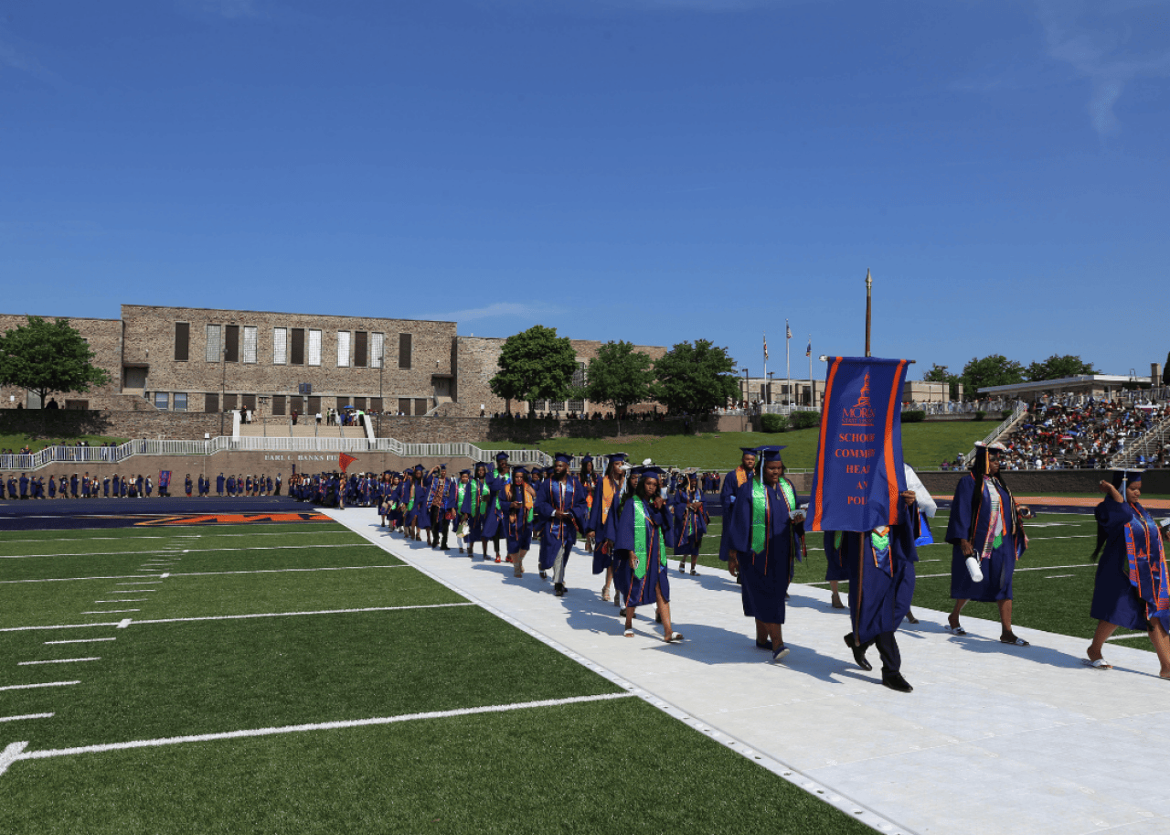 #30. Morgan State University Morgan State University Commencement.