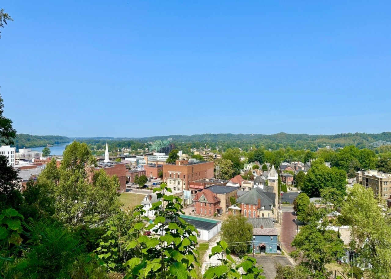 Downtown Parkersburg.