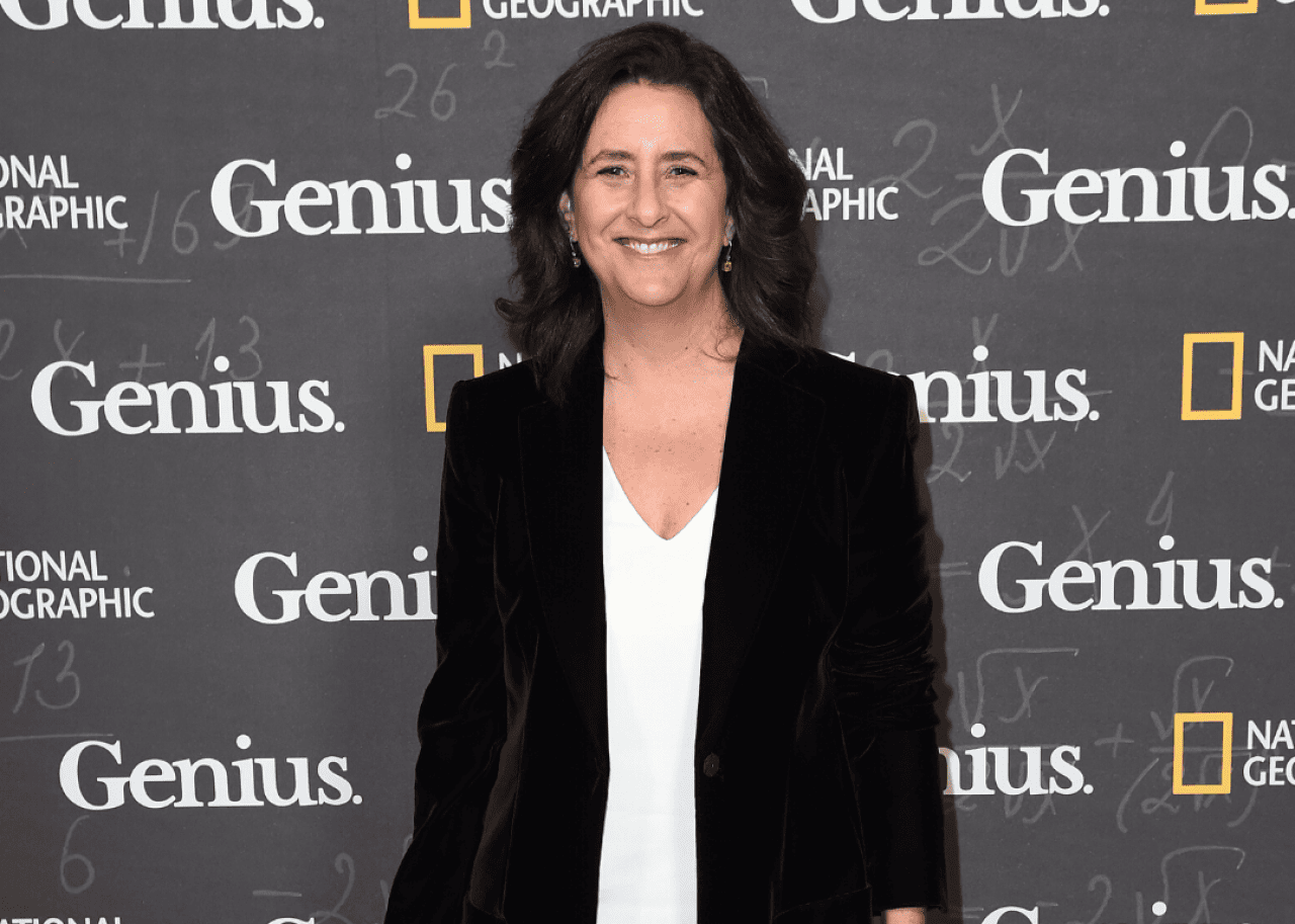 Gigi Pritzker attends the London Premiere Screening for National Geographic's “Genius