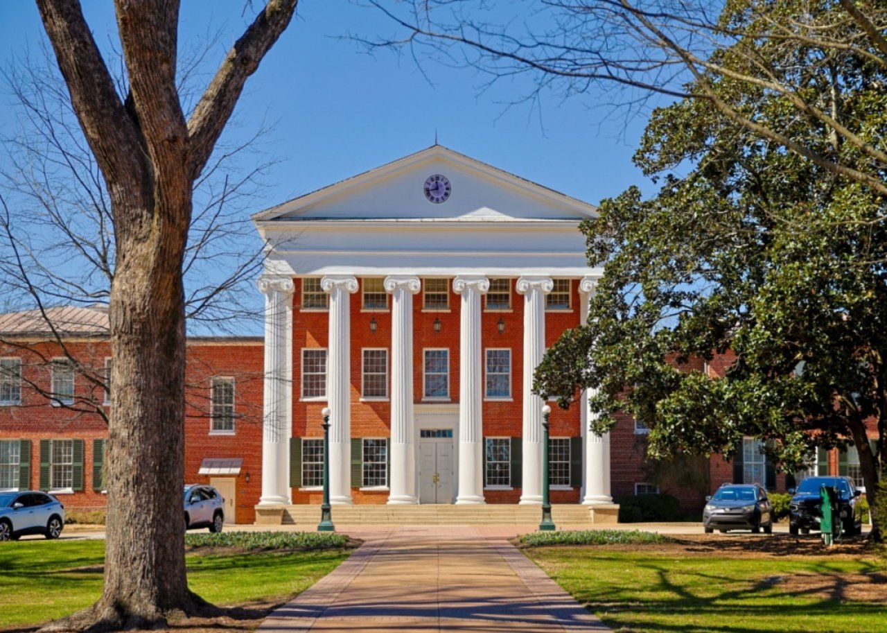 #13. University of Mississippi The Lyceum building at University of Mississippi.