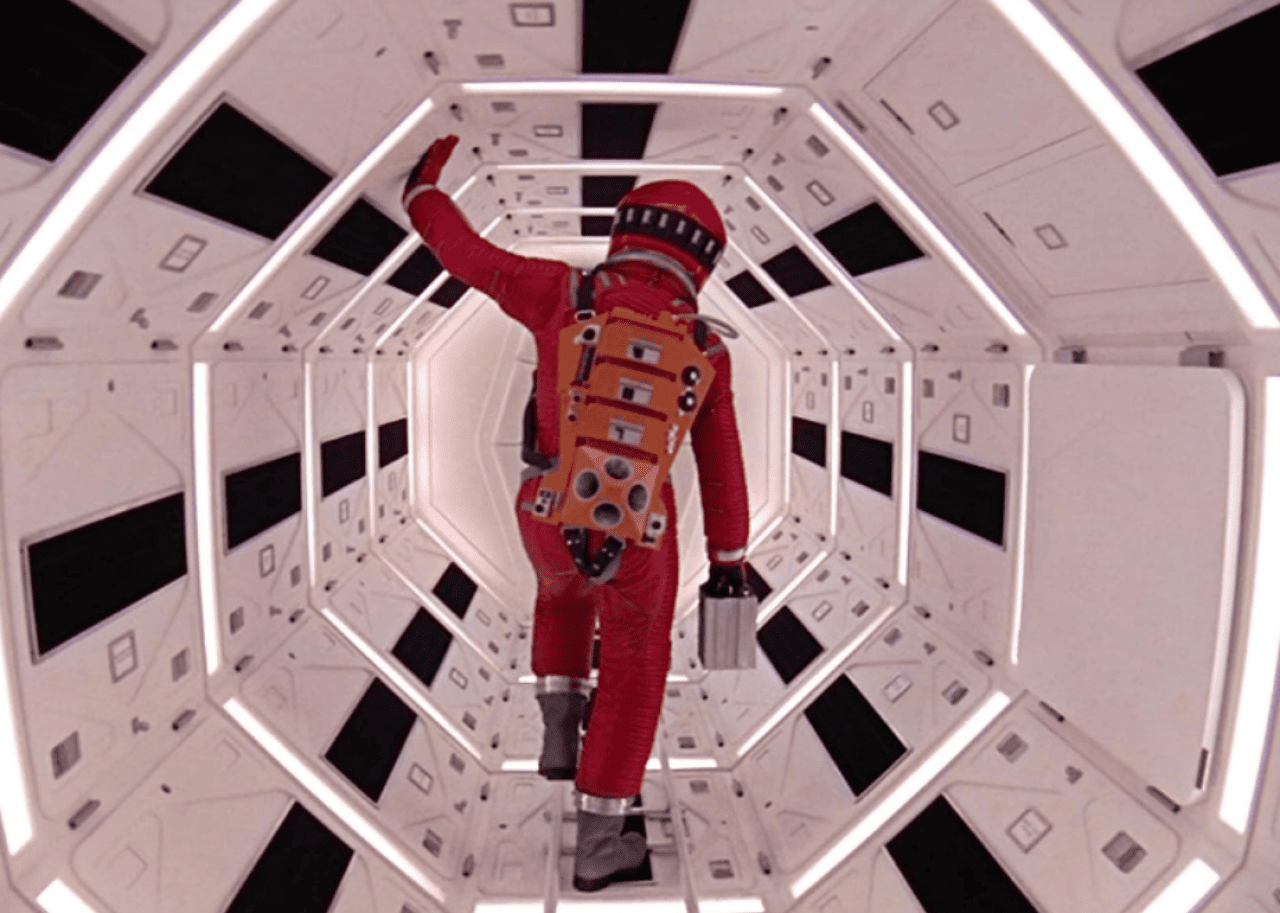 Keir Dullea in 2001: A Space Odyssey.