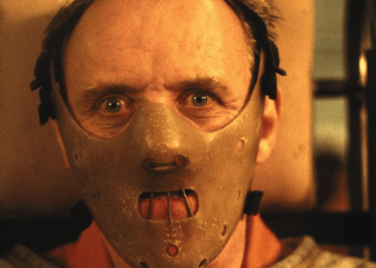Anthony Hopkins in The Silence of the Lambs.