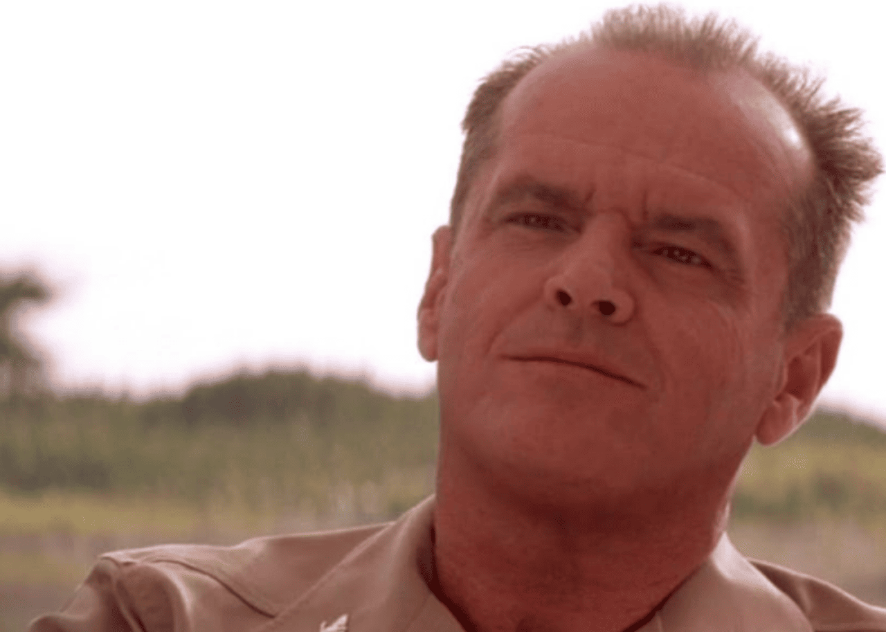 Jack Nicholson in A Few Good Men.