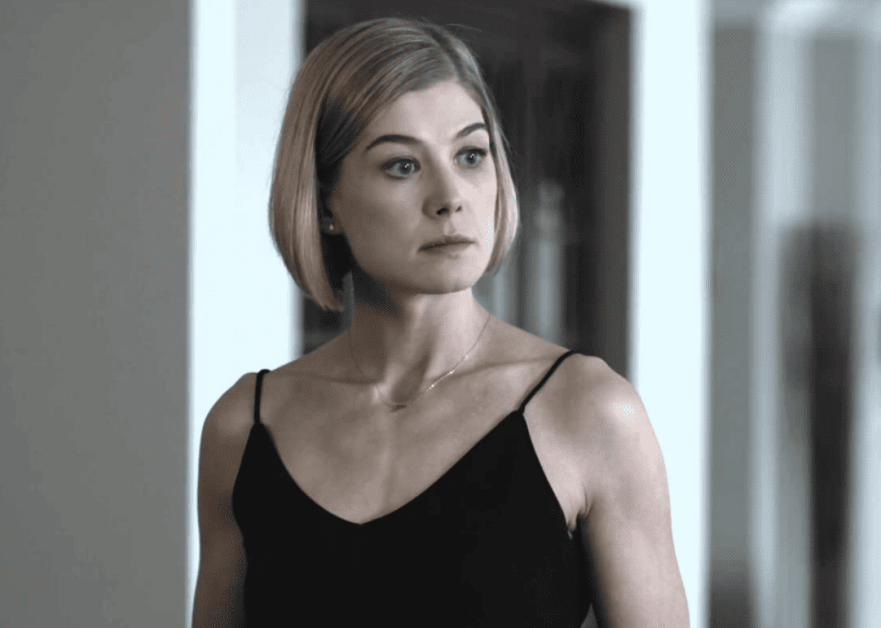 Rosamund Pike in Gone Girl.
