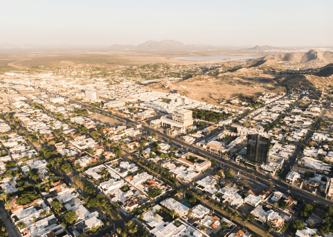 Aerial view of Hermosillo, Sonora, Mexico