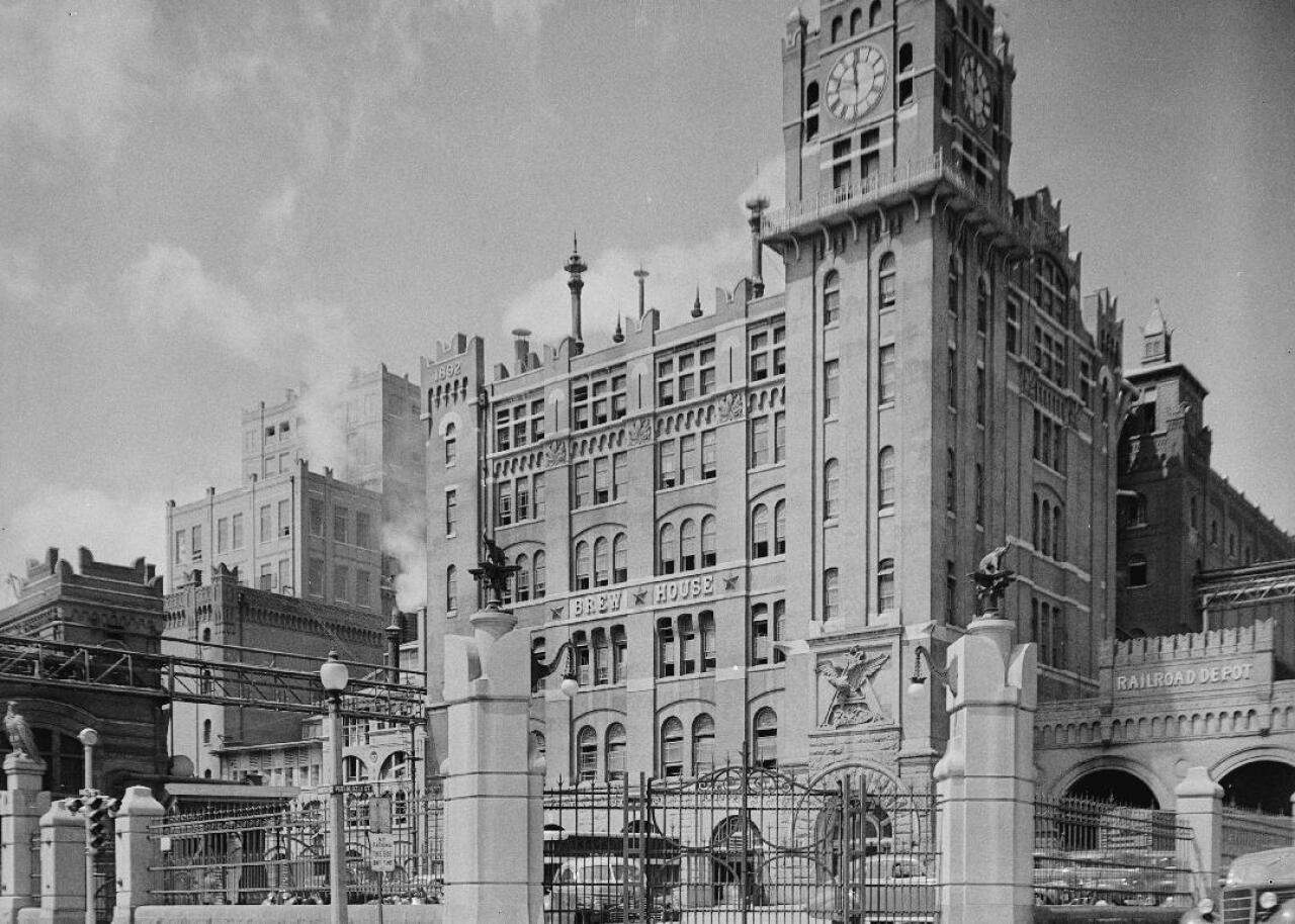 An early look at the Anheuser-Busch brewhouse in St. Louis.