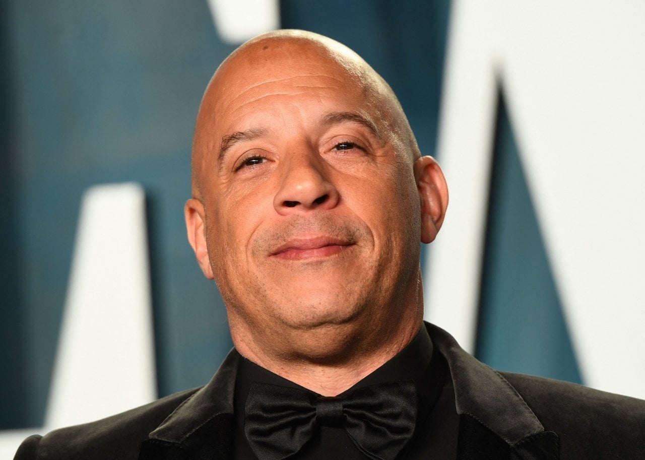 Close-up of Vin Diesel.
