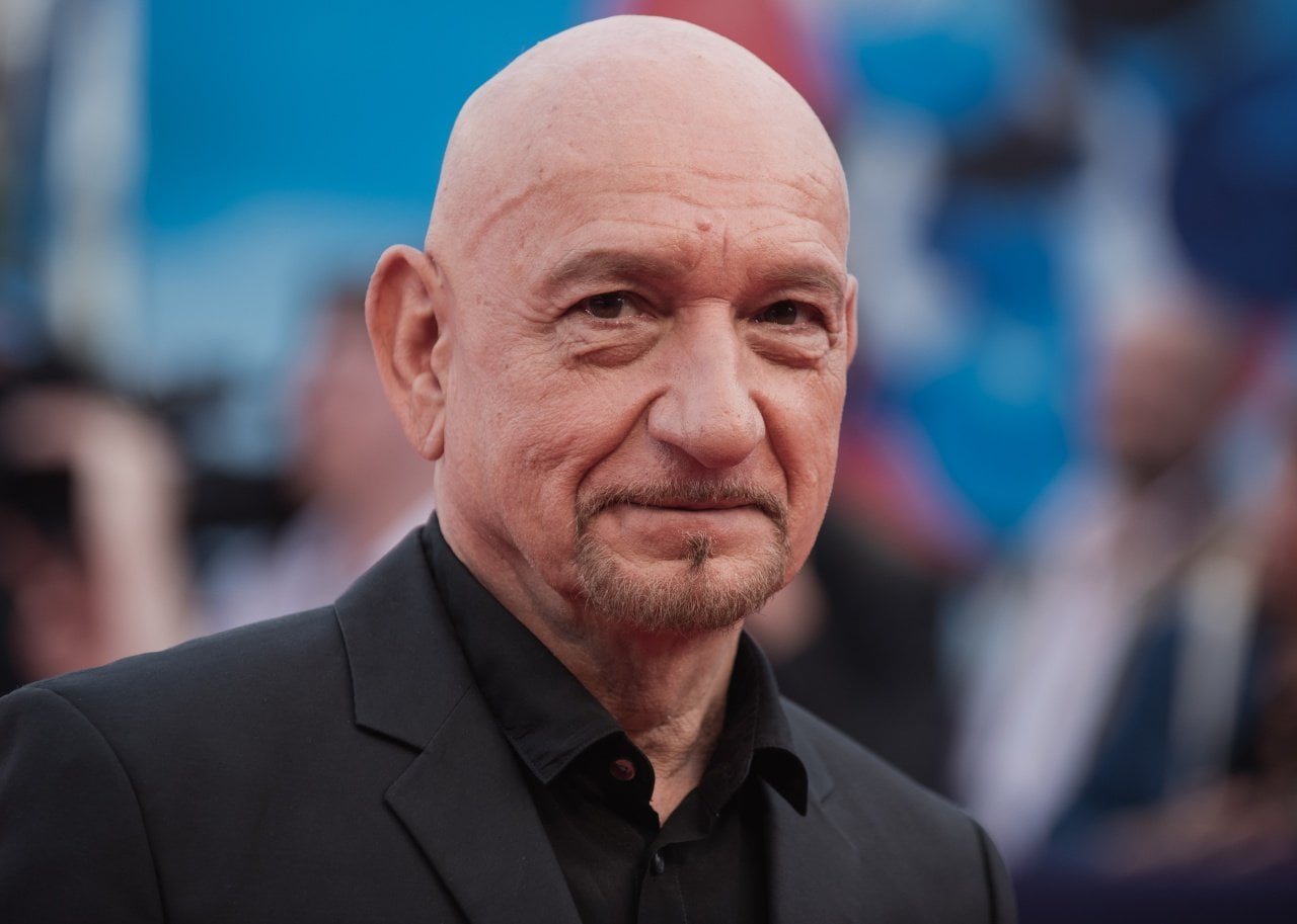 Close-up of Ben Kingsley.