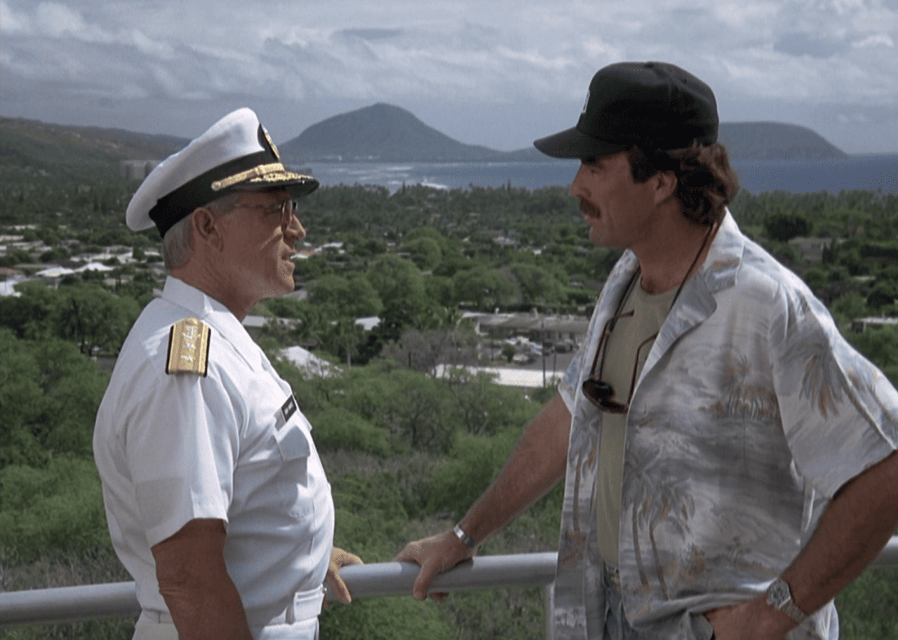 Tom Selleck and Paul Burke in 