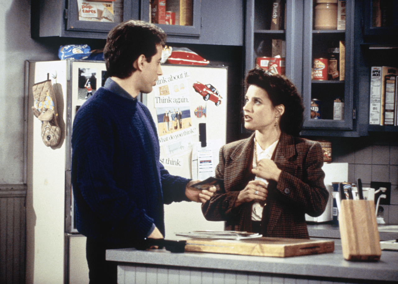 Julia Louis-Dreyfus and Jerry Seinfeld in 