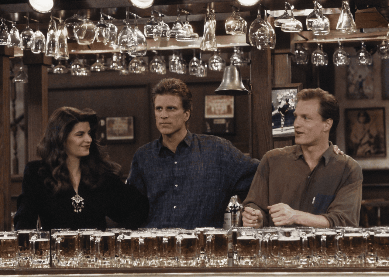 Kirstie Alley, Woody Harrelson, and Ted Danson in 