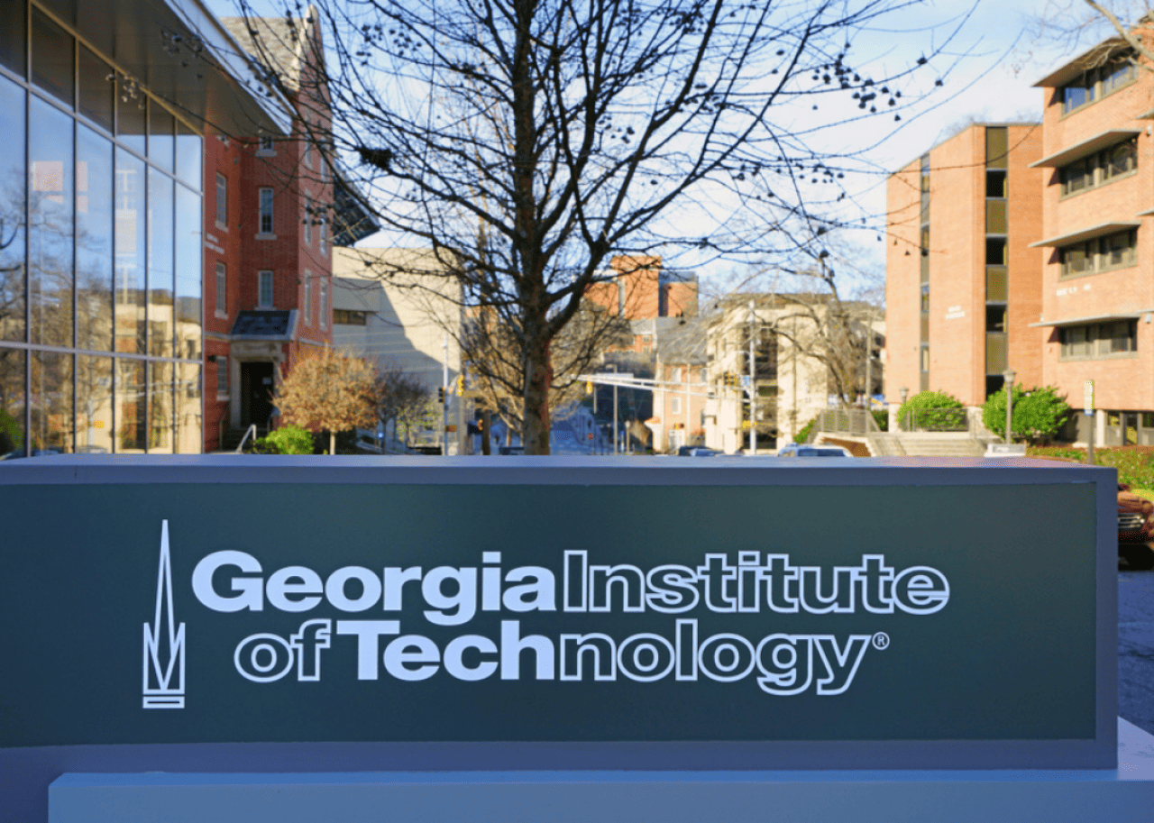 Georgia Institute of Technology sign.