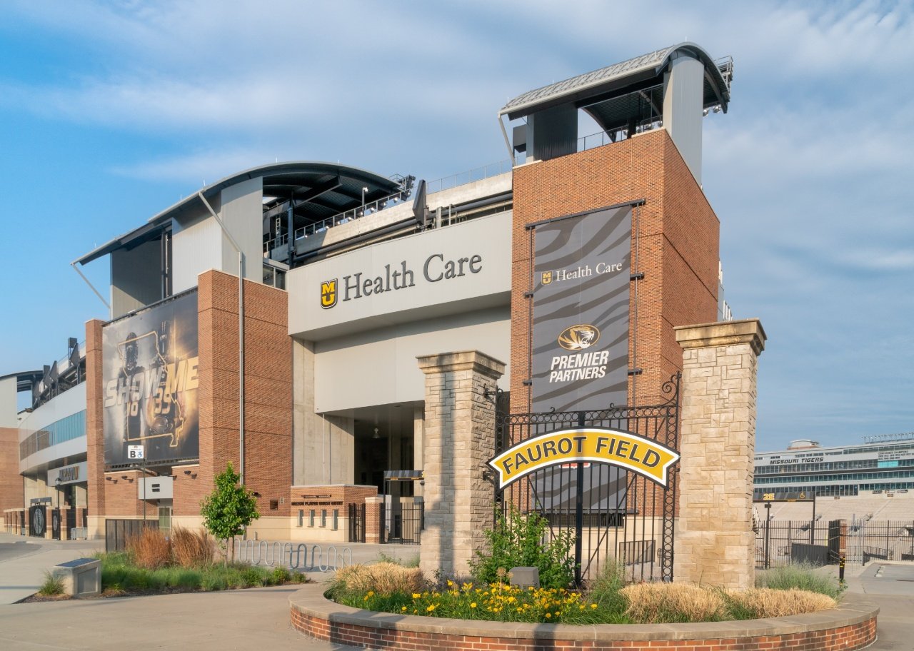 Faurot Field on the campus of the University of Missouri.