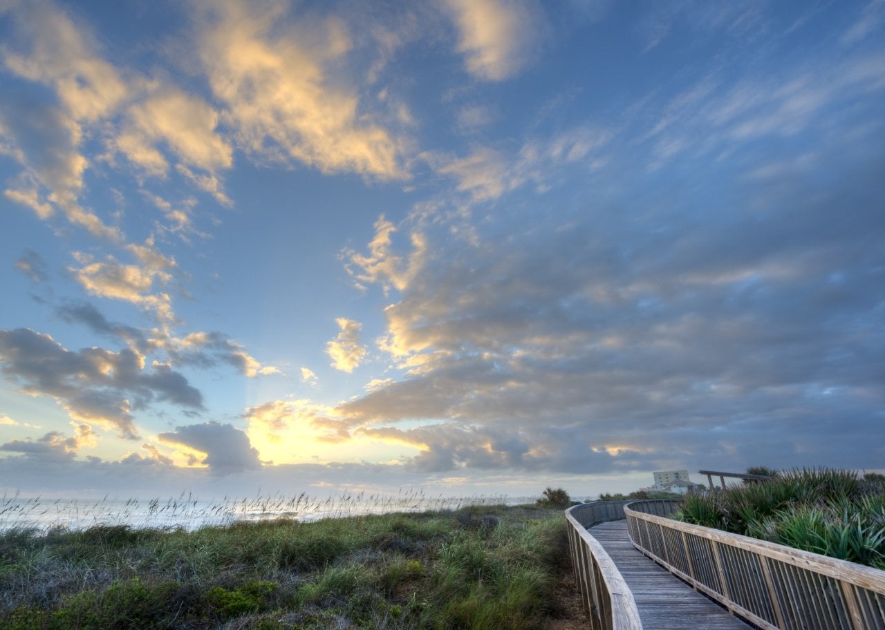 Satellite Beach at sunrise