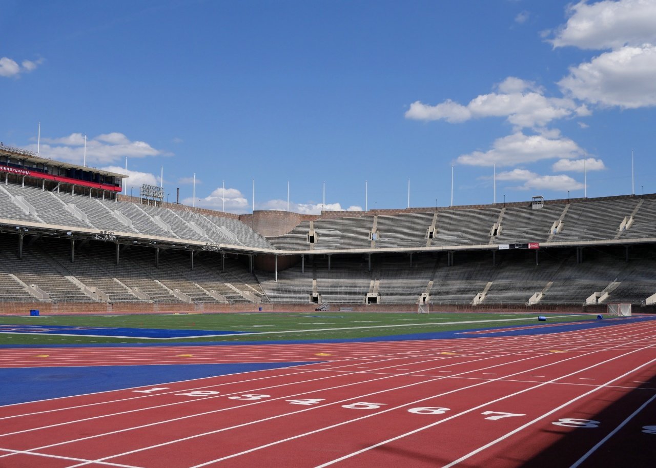The Franklin Field stadium at the University of Pennsylvania.