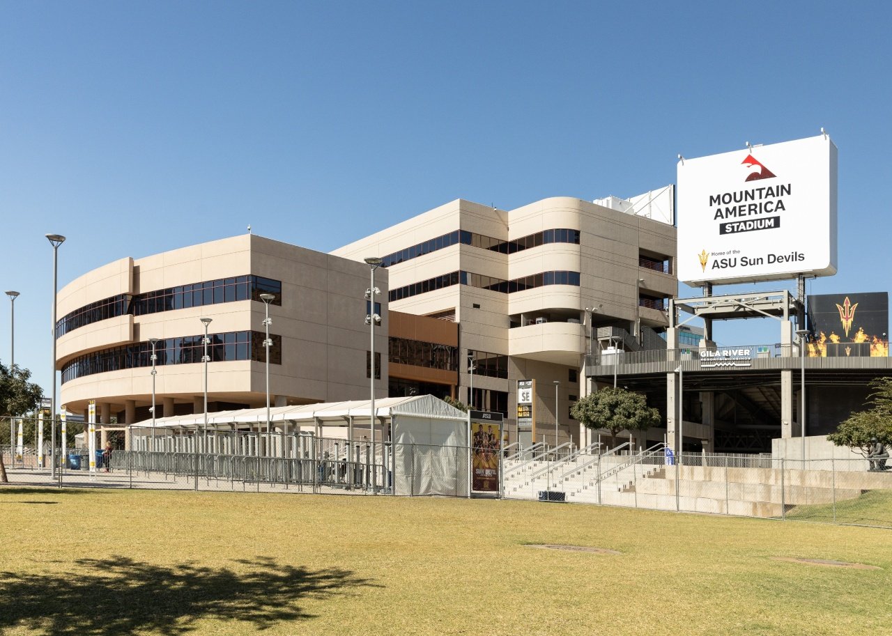 Mountain America Stadium at Arizona State University.