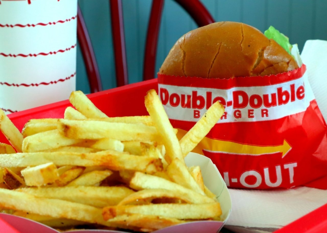 In-N-Out: Double-Double A double double from In-N-Out.