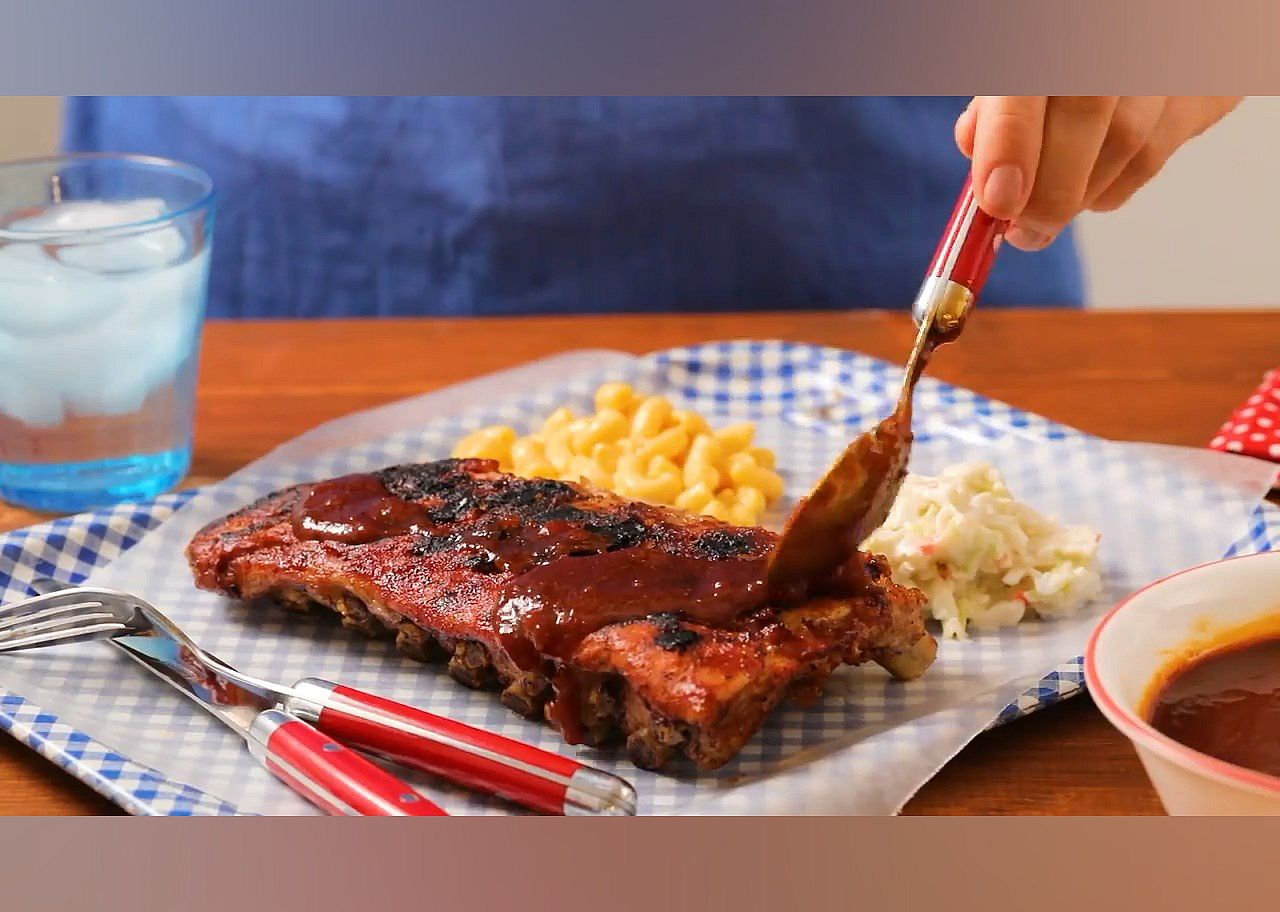 Scott Hibb's Amazing Whisky Grilled Baby Back Ribs