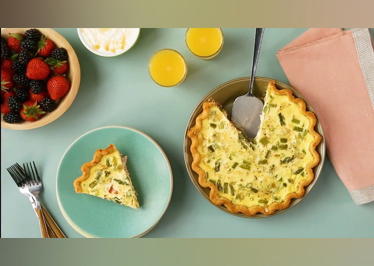 Asparagus Quiche
