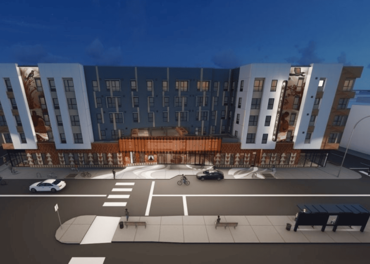 A rendering of Flicker, currently under construction.