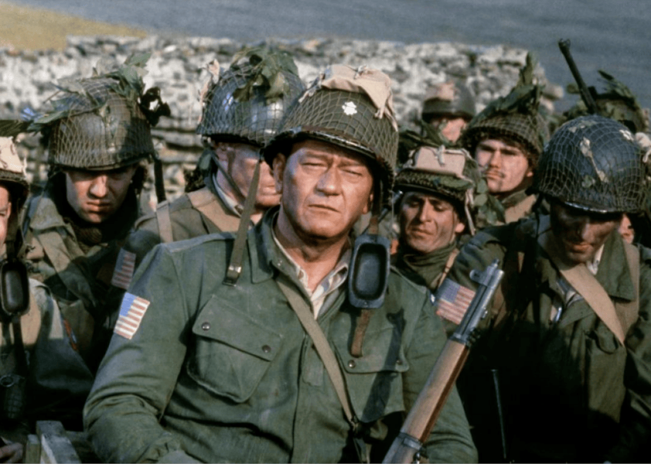 John Wayne in The Longest Day
