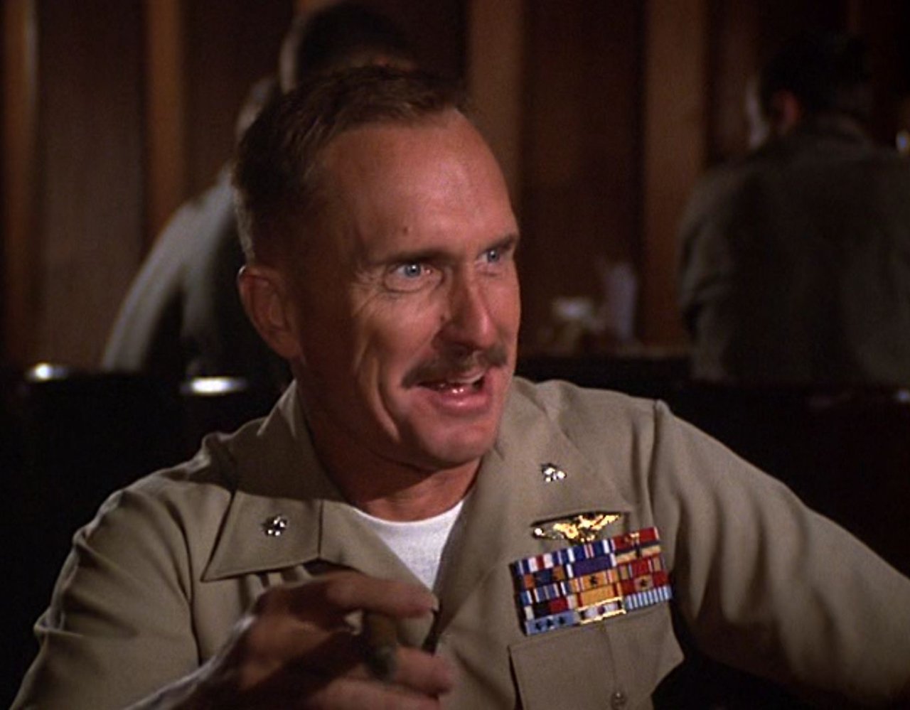 Robert Duvall as Bull Meechum in The Great Santini