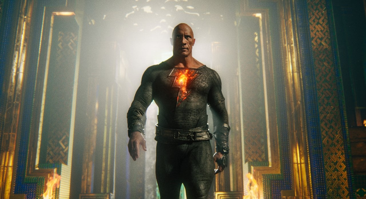 The Rock in Black Adam
