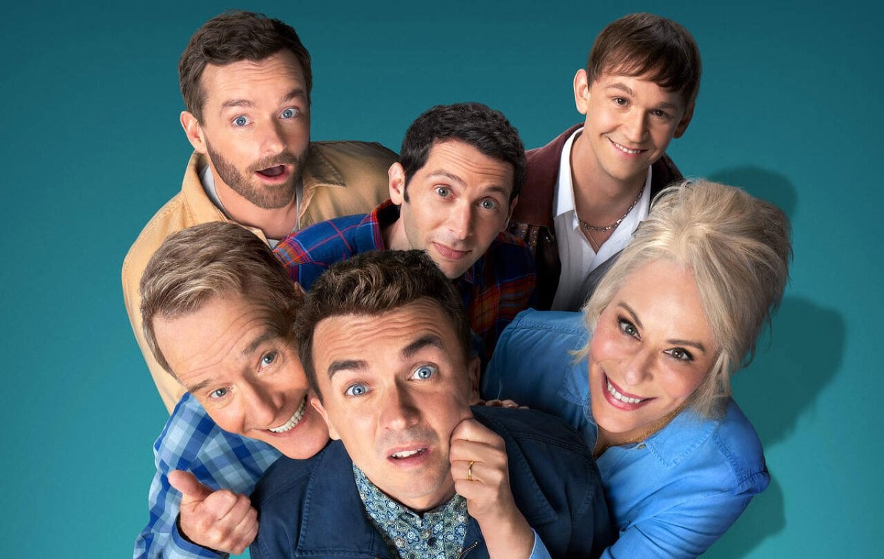 Cast promo art for Malcolm in the Middle reboot