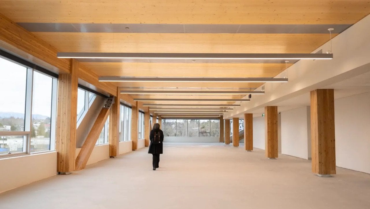 An interior view of the Hive.