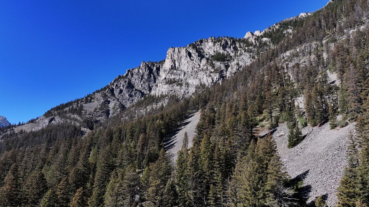 Rock scree and steep slopes are prevalent at the starting point of a new 22-mile trail that will be the only public access point into the east side of the Crazy Mountains.