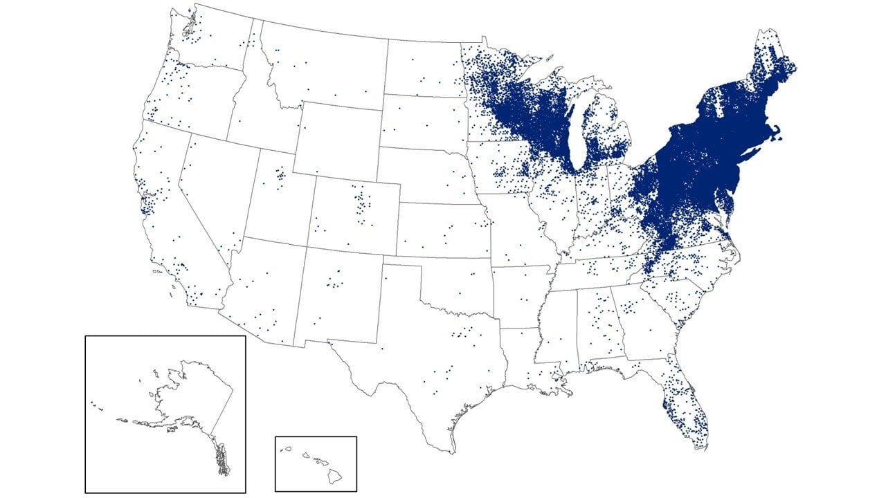 Northeast and Upper Midwest states have the highest incidence of Lyme disease, according to the Centers for Disease Control and Prevention in 2023.